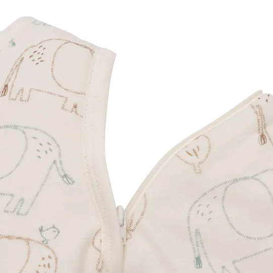 Jollein Baby Slaapzak met Afritsbare Mouw 70 cm - Elephant Tales
