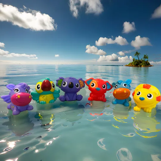 Playgro Badspeelgoed - First Fun Floaties - 8 Stuks