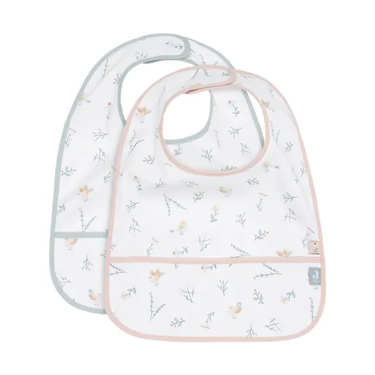 Jollein Lovely Birds Slab Waterproof - 2 Pack