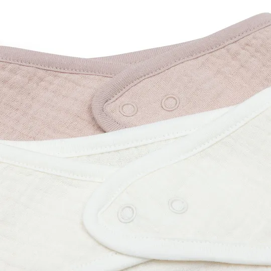 Jollein Slab Bandana Hydrofiel - Wild Rose / Oatmeal - 2 stuks