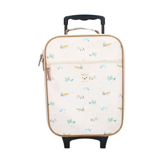 Kidzroom Trolley koffer - Small Talk - Green