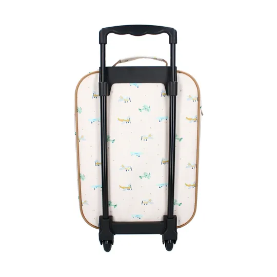 Kidzroom Trolley koffer - Small Talk - Green