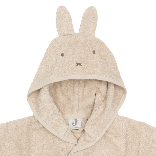 Jollein Badjas Badstof Miffy Warm Sand 1-2 jaar