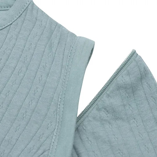 Jollein Slaapzak Zomer Met Afritsbare Mouw - Ajour Seagreen