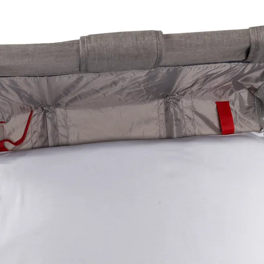 Qute Q-Matti Campingbedmatras Incl. Hoes Katoen Wit 3 cm