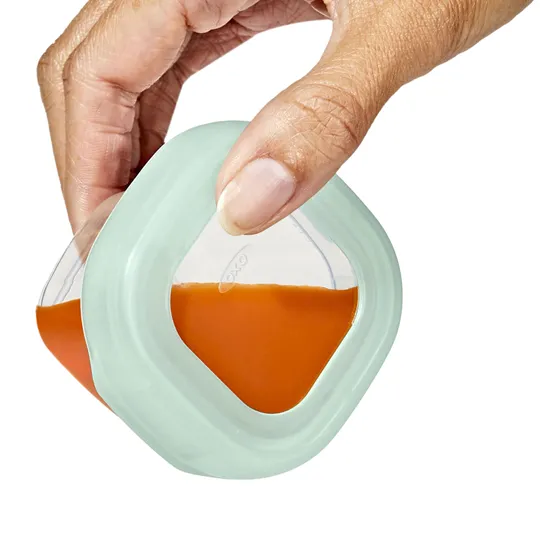 OXO Tot Zesdelige set diepvriesdoosjes (6x60 ml) - Opal