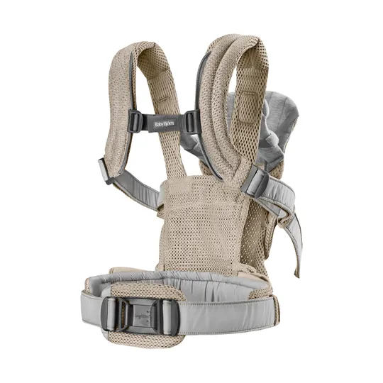 BabyBjörn Harmony Draagzak 3D-Mesh - Grijsbeige