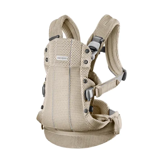 BabyBjörn Harmony Draagzak 3D-Mesh - Grijsbeige