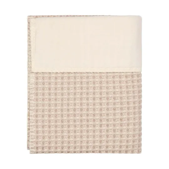 Koeka Ledikantdeken - Cotton Fleece Wafel Amsterdam – Crumble