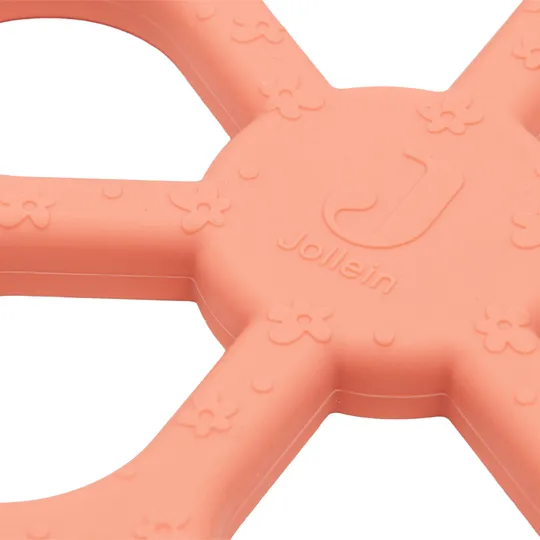 Jollein Bijtring - Flower - Coral Rose
