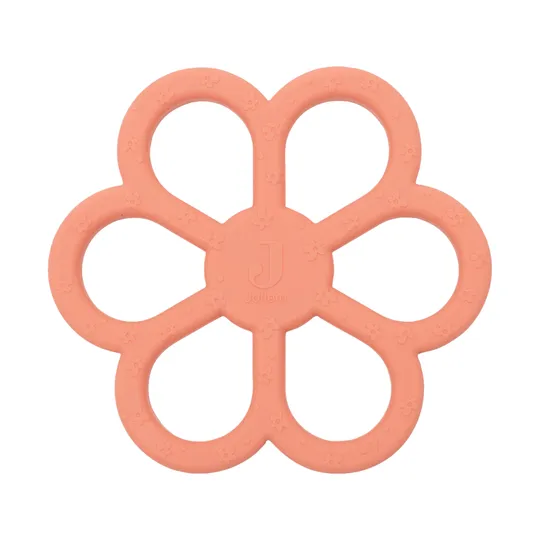 Jollein Bijtring - Flower - Coral Rose