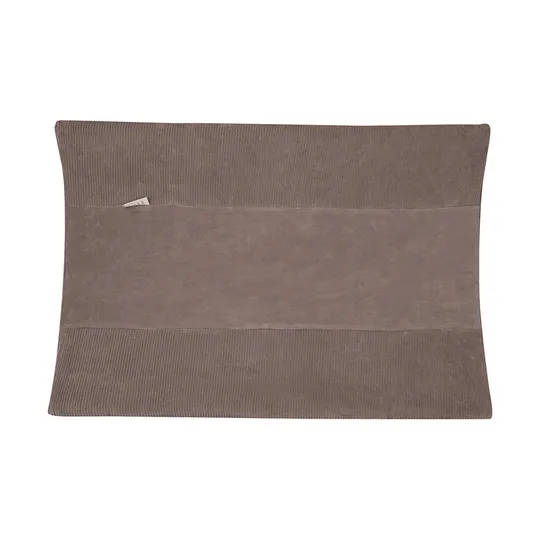 Witlof For Kids Velvet Rib Aankleedkussenhoes - 70 x 50 - Warm Grey