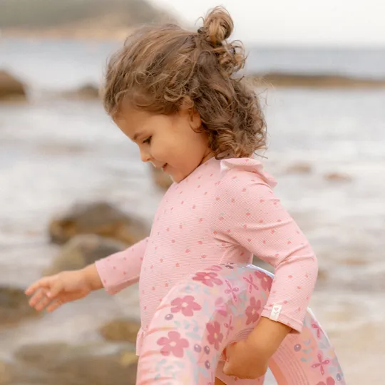 Little Dutch Pink Flower Zwemband - 50 cm