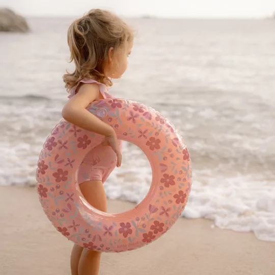 Little Dutch Pink Flower Zwemband - 50 cm