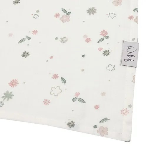 Witlof For Kids Vintage Flowers Tetra Doek - 65 x 65 cm 