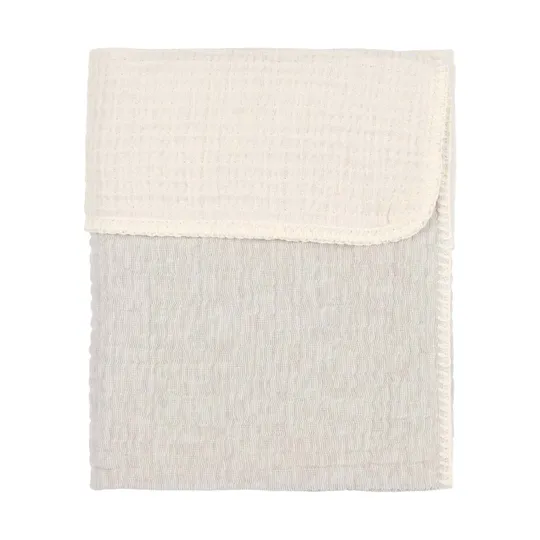 Koeka Rivoli Wiegdeken - 75 x 100 cm - Stone