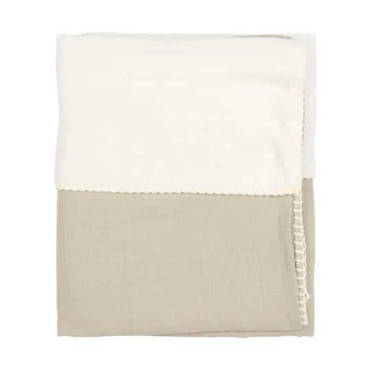 Koeka Faro Wiegdeken - 100 x 75cm - Katoen/Fleece/Wafel