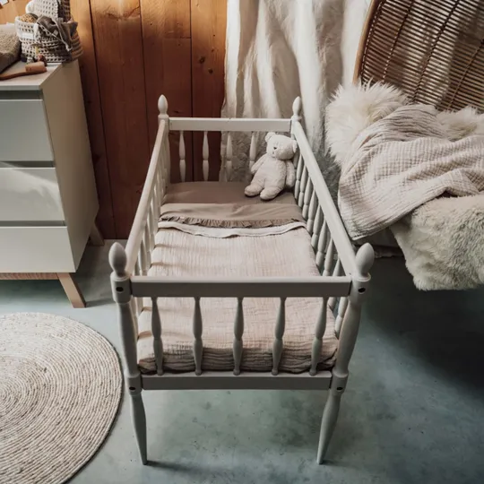 Koeka Ledikantlaken En Hoeslaken Set Ruffel Faro