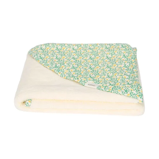 Koeka Meadow Badcape - 100 x 100 cm - Off White 