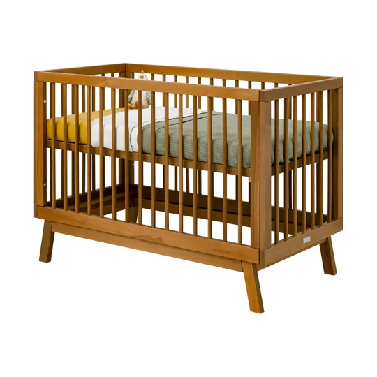 Bopita Kaleo Ledikant - 60 x 120 cm - Dune / Rose Wood