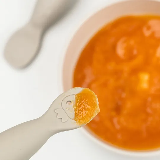 Done By Deer Tiny Farm Oefen Lepel Set - Sand