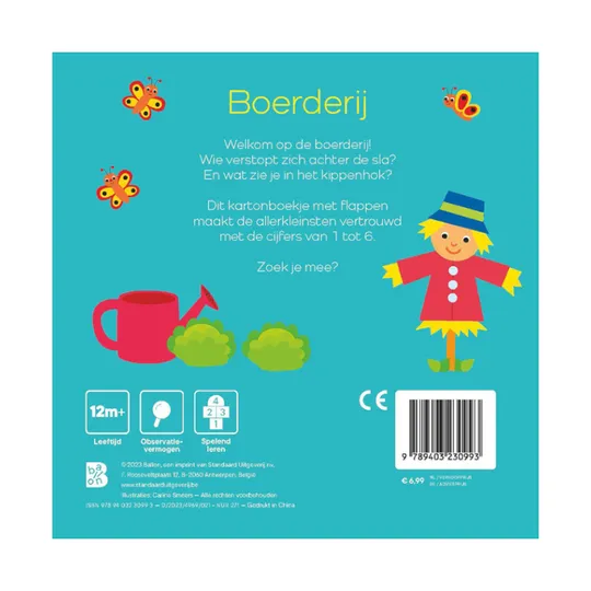 Ballon Flappenboek - Mijn Eerste Flappenboek - Boerderij