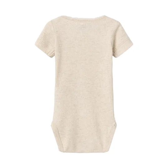 Name It Romper Kab Lace Korte Mouw Peyote Melange maat 50