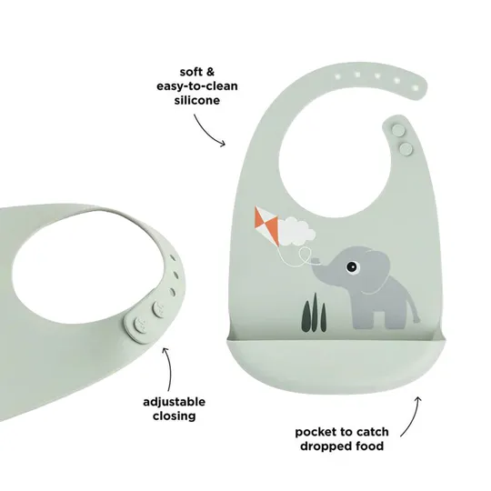 Done By Deer Playground Siliconen Slab - Green