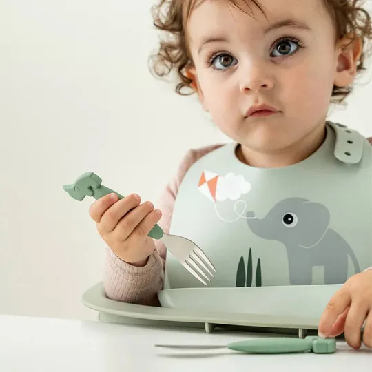 Done By Deer Playground Siliconen Slab - Green