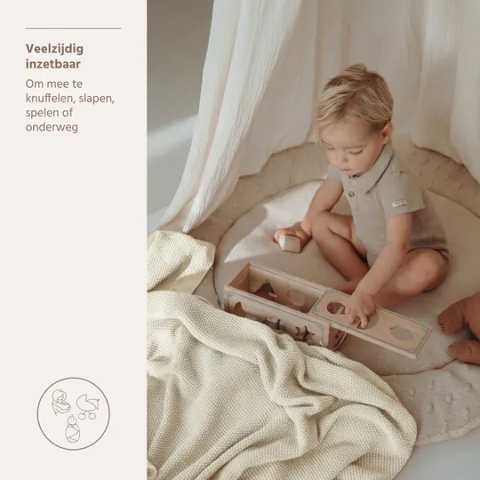 Meyco Deken Mini Relief Natural 75x100cm