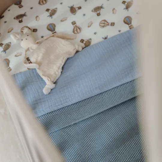 Meyco Deken Mini Relief Jeans Blue 75x100cm