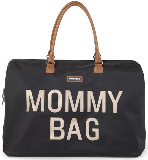 Childhome Mommy Bag Groot Black Gold