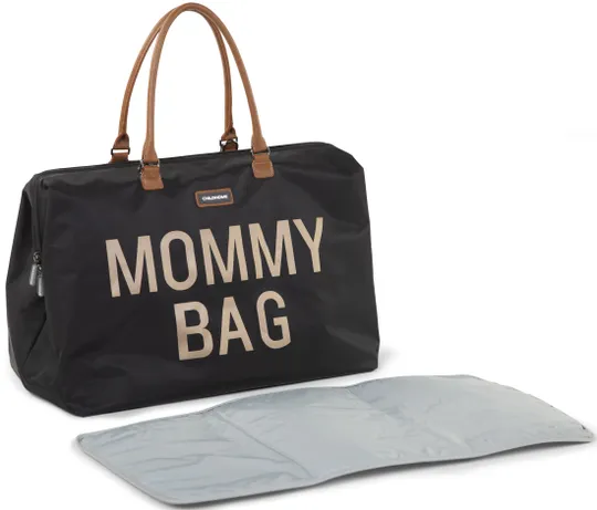 Childhome Mommy Bag Groot Black Gold