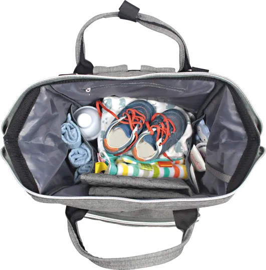 Dooky Diaperbackpack Large Grey Melange