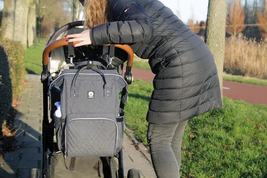 Dooky Diaperbackpack Large Grey Melange