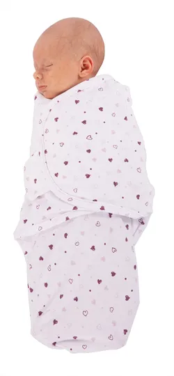 Bo Jungle Baby Wrap Lovely Hearts Small