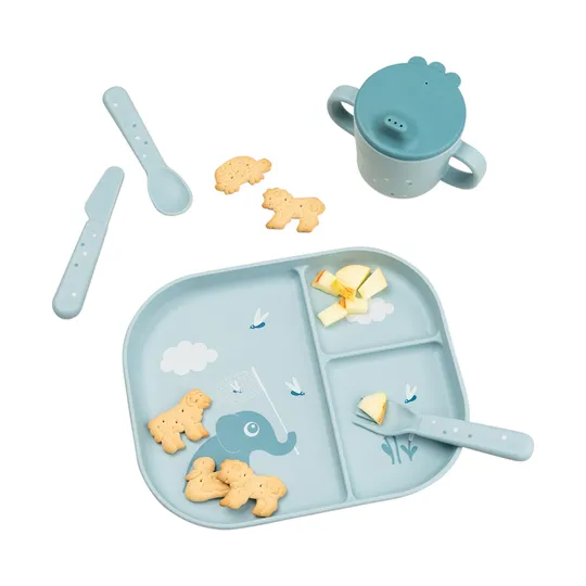 Done By Deer Elphee Vakjes Bord - Blue 