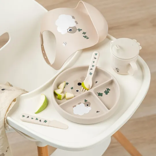 Done By Deer Tiny Farm Stick&Stay Vakjes Bord - Sand 