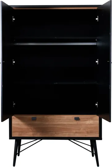 TWF Hanglegkast 2-deurs Retro Black