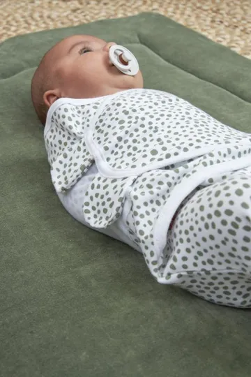 SwaddleMeyco 2-Pack Cheetah/Uni Forest Green 0-3 Maanden