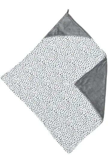 Meyco Badcape Fleece Cheetah Grijs