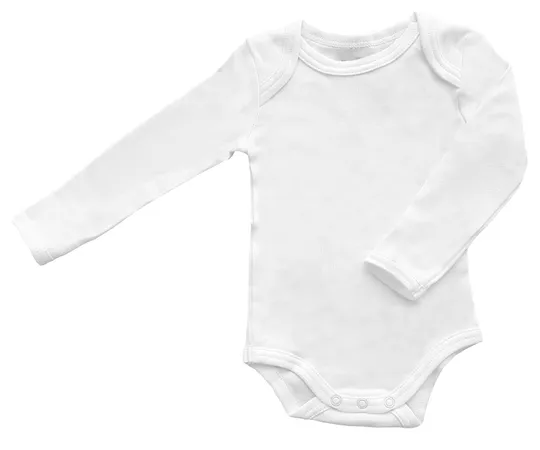 Babylook Romper Lange Mouw White