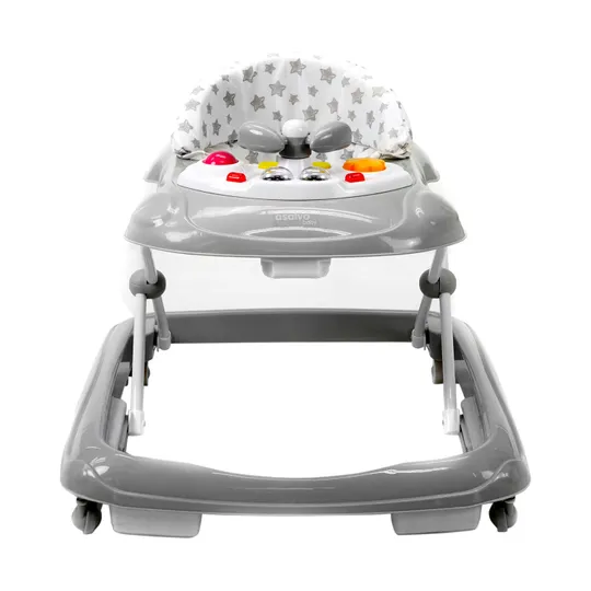 Asalvo Loopstoeltje - Baby Star - Grey