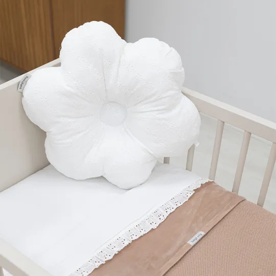 Baby's Only Kussen Bloem Calm Wit