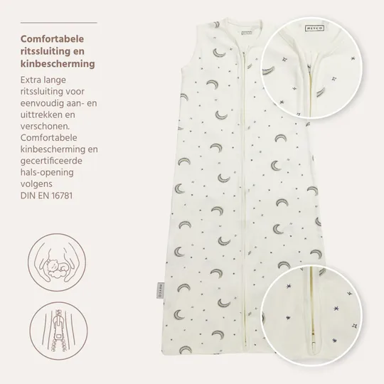 Meyco Slaapzak Ongevoerd Interlock Jersey Moon Indigo 60 cm