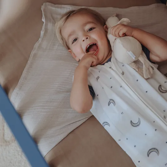 Meyco Slaapzak Ongevoerd Interlock Jersey Moon Indigo 60 cm