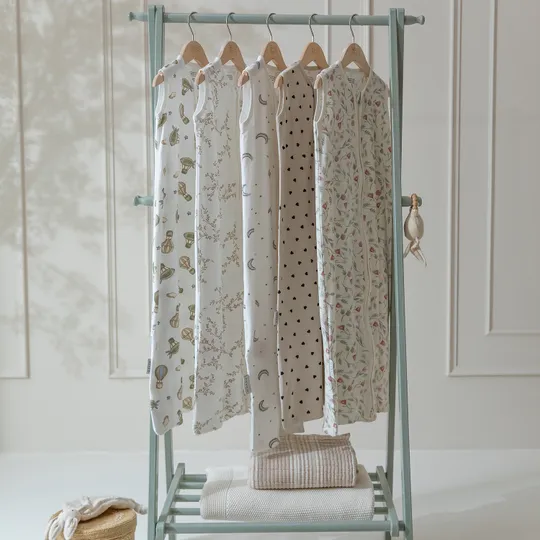 Meyco Slaapzak Ongevoerd Interlock Jersey Flower Multicolour 60 Cm