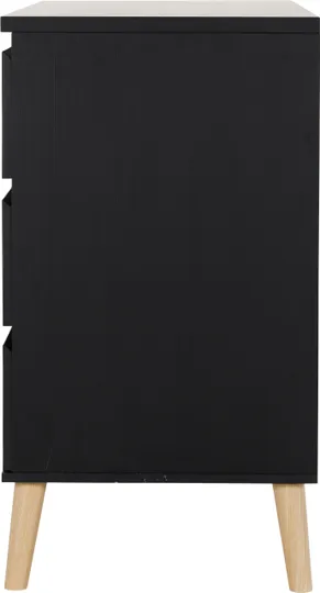 Commode 3 Laden Beach Island Black