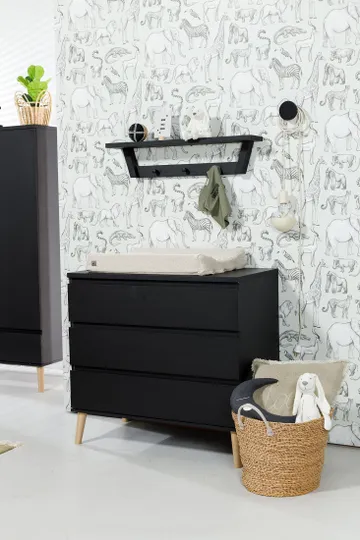 Commode 3 Laden Beach Island Black