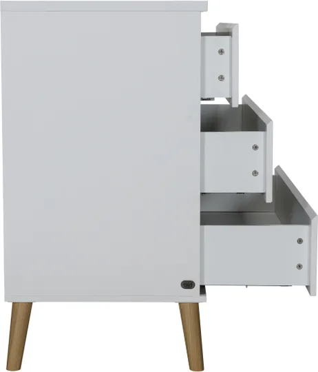 Commode 3 Laden Beach Island White